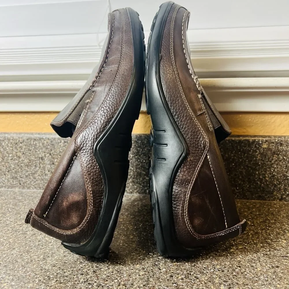 Cole Haan Mens Sz 11M Loafer Brown Classic Leather Slip On Comfort Driving Shoes
